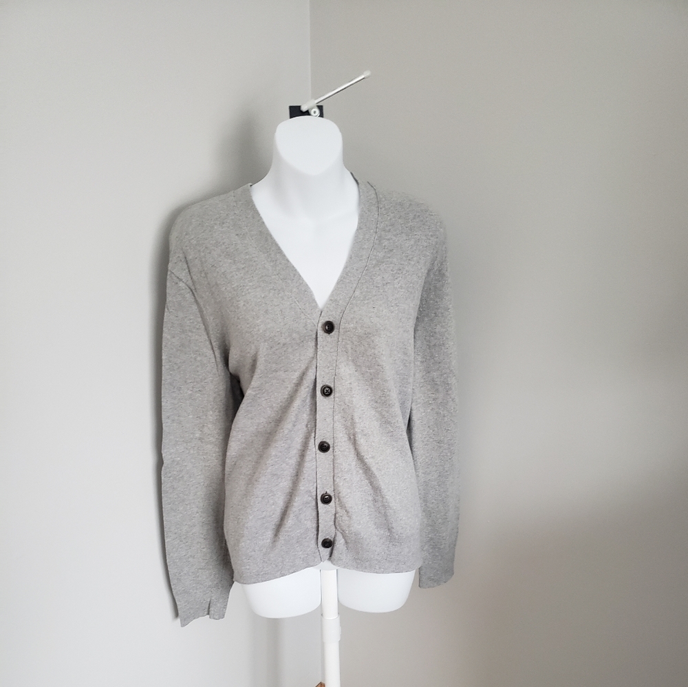 American Eagle Outfitters Gray Cardigan Size M